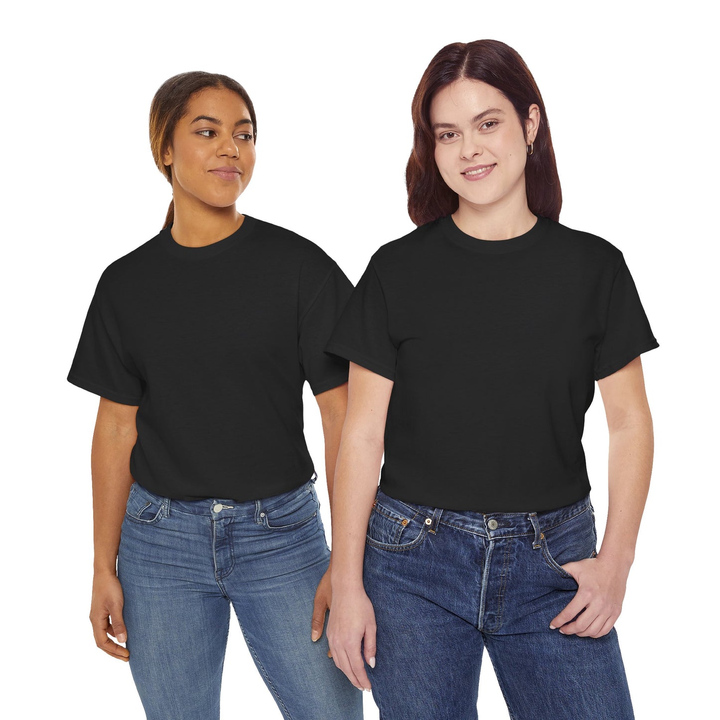 Premium Solid Plain Unisex T-Shirt | Hopparel | Black