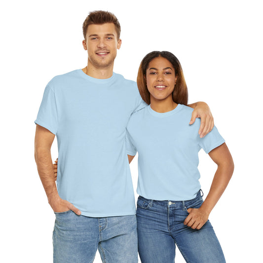 Premium Solid Plain Unisex T-Shirt | Hopparel | Light Blue