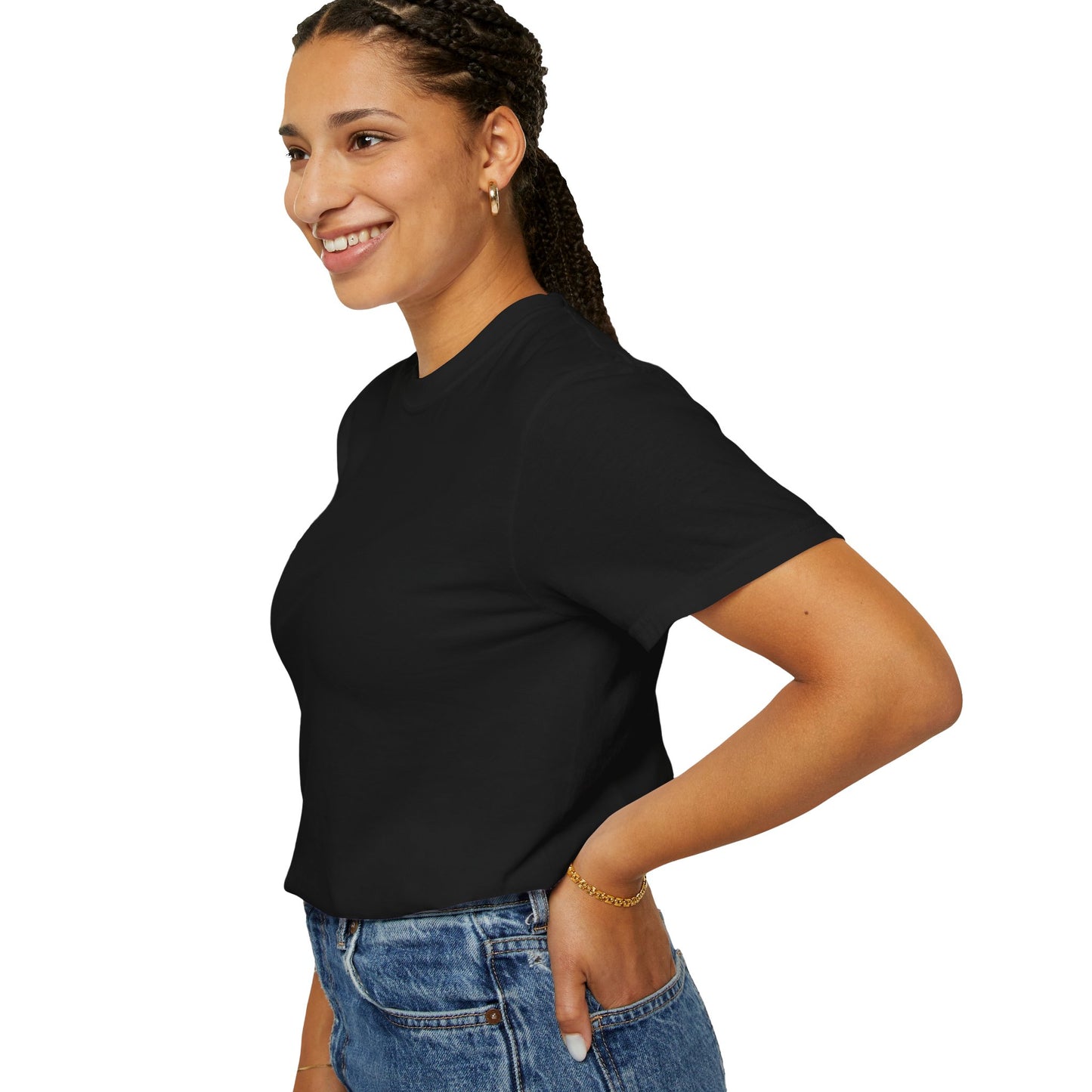 Premium Solid Plain Unisex T-Shirt | Hopparel | Black
