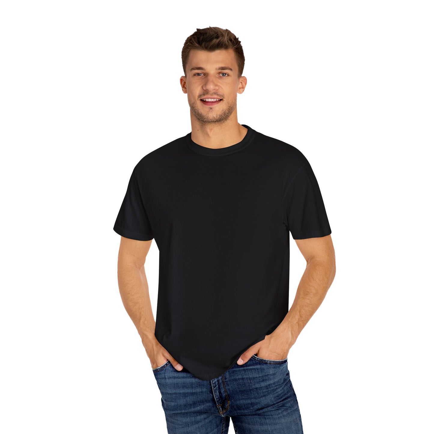 Premium Solid Plain Unisex T-Shirt | Hopparel | Black